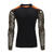 WoolNet Hybrid crewneck M's Jet Black/Tarmac/Gold Flame L 