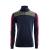 LightWool 140 reinforced mockneck M's Navy Blazer/Ranger Green/Zinfandel S 