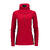WarmWool hoodsweater w/zip W's Jester Red/Jet Black 2XL 