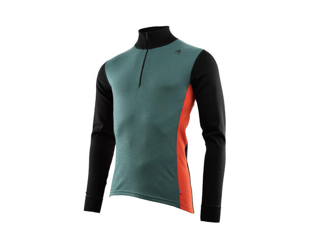 WarmWool mockneck M's North Atlantic/Jet Black/Red Clay S 