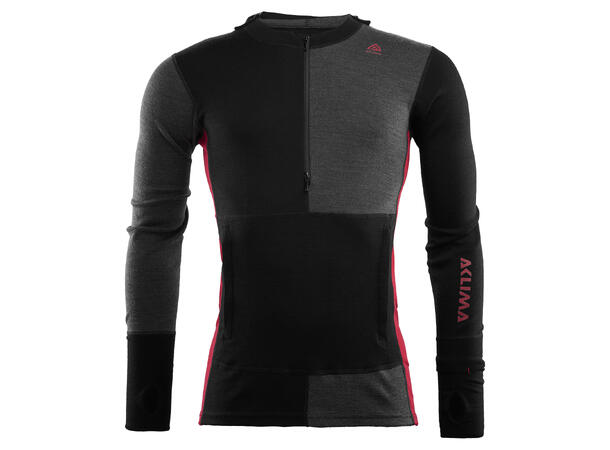 WarmWool hoodsweater w/zip M's 