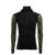 WoolNet Hybrid mockneck M's Jet Black/Olive Night/Dill S 