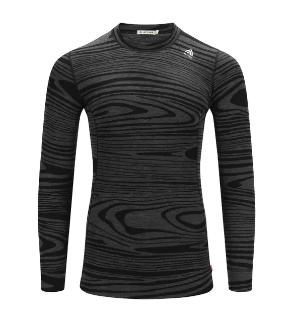 WarmWool Crewneck M's Black Motion XS 