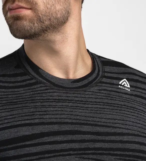 WarmWool Crewneck M's Black Motion XS 