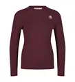 WarmWool crewneck Jr Fig/Beige Melange 130