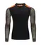 WoolNet Hybrid crewneck M's Jet Black/Tarmac/Gold Flame XS 