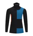 WarmWool hoodsweater w/zip M&#39;s Jet Black/Corsair/Gold Flame M