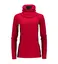 WarmWool hoodsweater w/zip W's Jester Red/Jet Black XS 