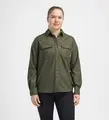 Reborn woolshirt W&#39;s Olive Melange M