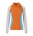 WarmWool polo W&#39;s Gold Flame/Beige Melange/Niagara M