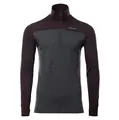LightWool 180 Polo w/ zip M&#39;s Chocolate Plum / Marengo M
