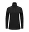 FleeceWool V2 Polo w/ zip W's Jet Black XS 