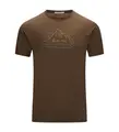 LightWool 140 Classic Tee Sunset M's Dark Earth M