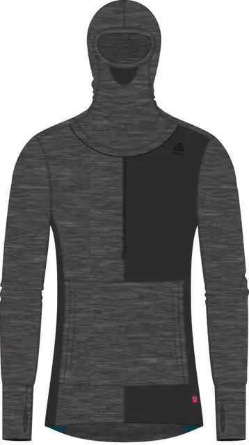 WarmWool hoodsweater w/zip M's 