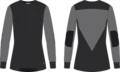 WoolNet Hybrid Crewneck W's Jet Black M