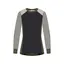 WoolNet Hybrid crewneck W's Jet Black/Tarmac/Beige Melange S 