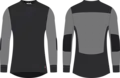 WoolNet Hybrid Crewneck M's Jet Black M