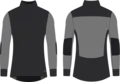 WoolNet Hybrid Mockneck M's Jet Black M