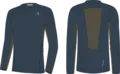 LightWool 140 sportshirt M's Midnight Navy/Tarmac M