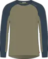 LightWool 140 Crewneck M's Aloe/Midnight Navy M