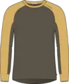LightWool 140 Crewneck M's Tarmac/Ochre M
