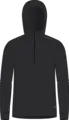 LightWool 140 Hoodie w/zip M's Jet Black M