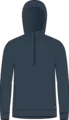 LightWool 140 Hoodie w/zip M's Midnight Navy M