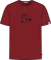 LightWool 140 Classic Tee Climber M's Red Dahlia M