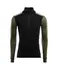 WoolNet Hybrid mockneck M's Jet Black/Olive Night/Dill S 