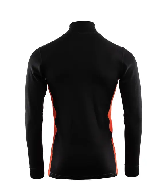 WarmWool mockneck M's North Atlantic/Jet Black/Red Clay M 