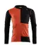 WarmWool hoodsweater w/zip M's Jet Black/Red Clay/North Atlantic S 