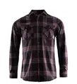 ReBorn woolshirt M&#39;s Check - Dark Grey/ Fudge M