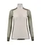 WoolNet Hybrid mockneck W's Beige Melange /Olive Night/Jet Black XS 