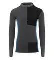 WarmWool hoodsweater w/zip M&#39;s Marengo/Jet Black/Corsair M