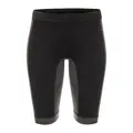 WarmWool shorts long w/windWool W&#39;s V2 Jet Black / Marengo M