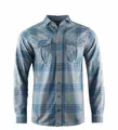 ReBorn woolshirt M&#39;s Check Light Grey / Jeans M