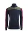 LightWool 140 reinforced mockneck M's Navy Blazer/Ranger Green/Zinfandel XS 