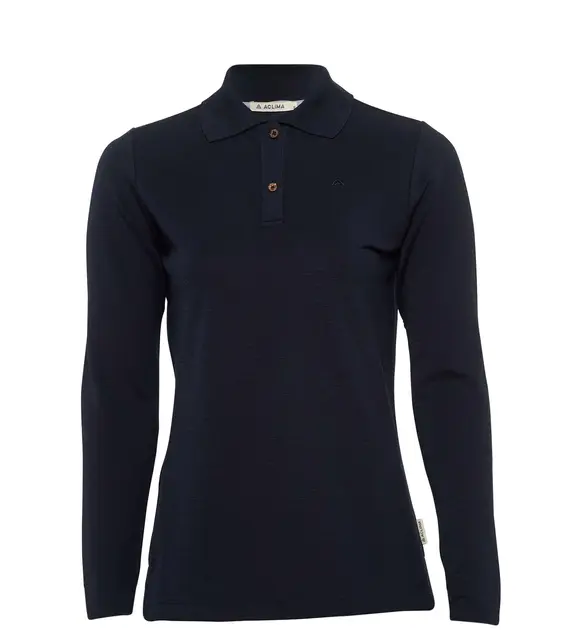 LeisureWool pique shirt long sleeve W's 